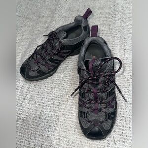 Merrell Siren Edge Q2 Waterproof Hiking Boots Shoes Womens‎ Size 7 Black Trail